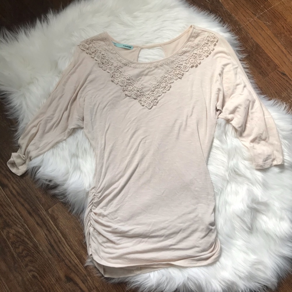 MAURICES LACE DOLMAN TOP